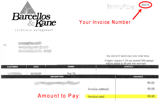 example invoice